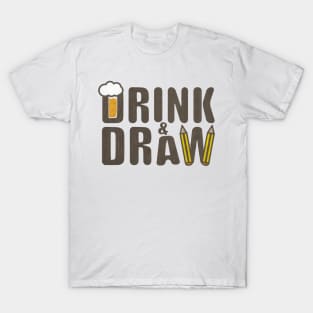 drink & draw 2 T-Shirt